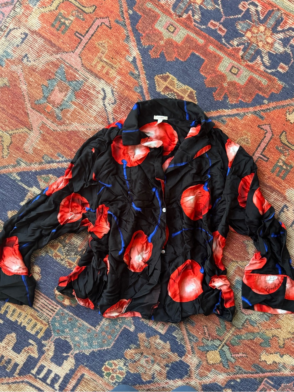 Anthropologie LyreBird Neela Pajama Top